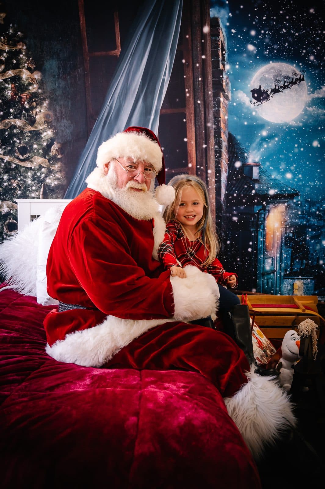 studio visit with santa