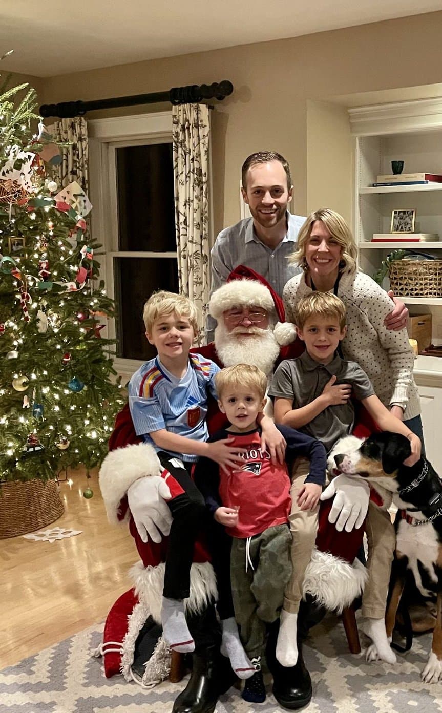 home visit with the whole family