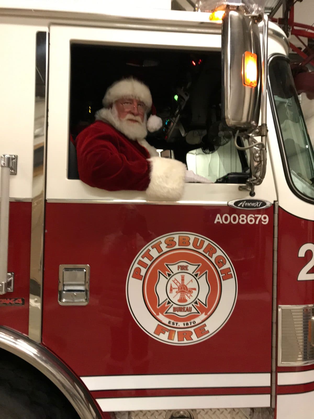 riding the fire truck